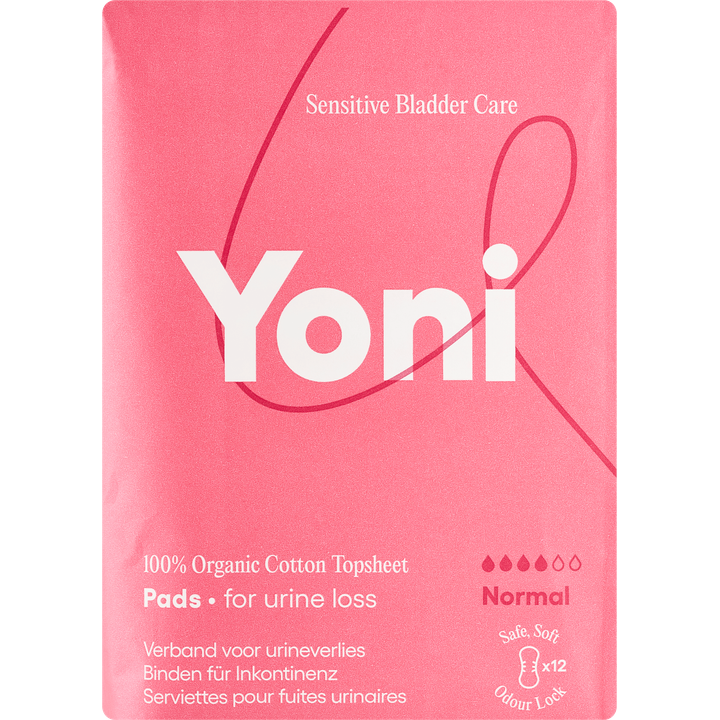 Yoni Sensitive Bladder Care Normal Verband voor Urineverlies 12 Stuks