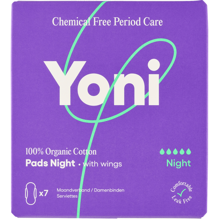 Yoni Maandverband Night with Wings 7 Stuks