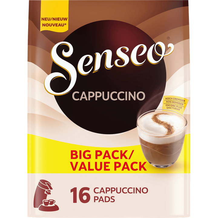 Senseo Typ Cappuccino Pads Big Pack 16 Stuks 184 g