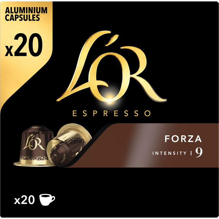 L'OR Espresso Forza Aluminium Capsules 20 Stuks 104 g