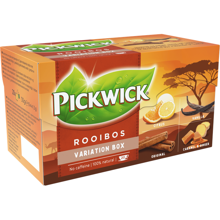 Thee Pickwick caramel vanilla 4 x 20 zakjes online kopen - Alles in 1 bezorgservice