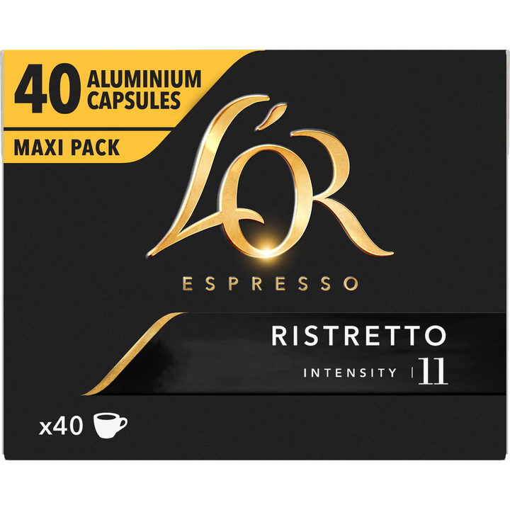 L'OR Espresso Ristretto Aluminium Capsules 40 Stuks Maxi Pack 208 g
