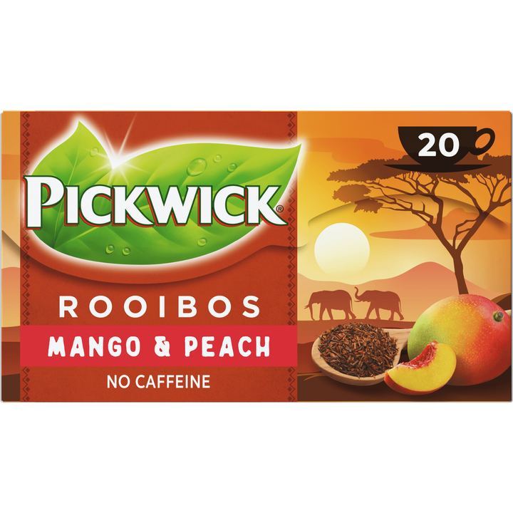 Pickwick Rooibos Mango & Peach 20 x 2 g