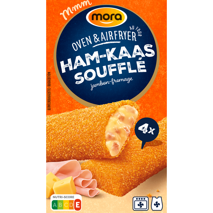 Mora Oven & Airfryer Ham-Kaassoufflés 4 x 70 g