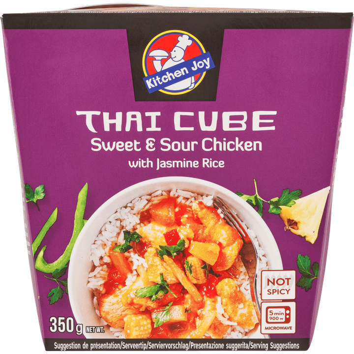 Thai Cube Sweet & Sour Chicken met Jasmijnrijst