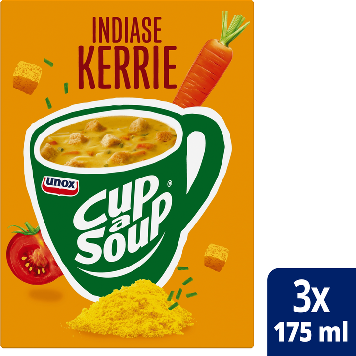 Knorr Cup-a-Soup Indiase Kerrie 3 x 175 ml