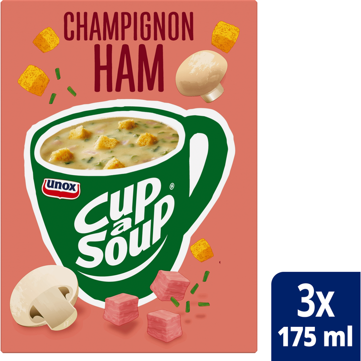 Knorr Champignon Ham Cup-a-Soup 3 x 175 ml