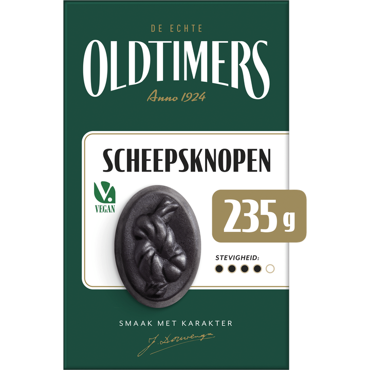 Oldtimers Scheepsknopen Volzoet 235 g