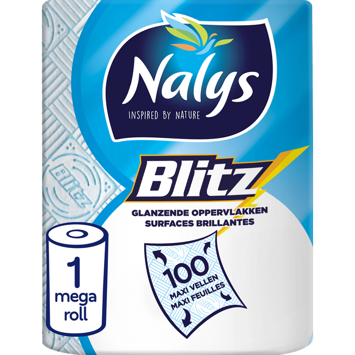 Nalys Blitz Keukenrol Papieren Verpakking 1 Rol