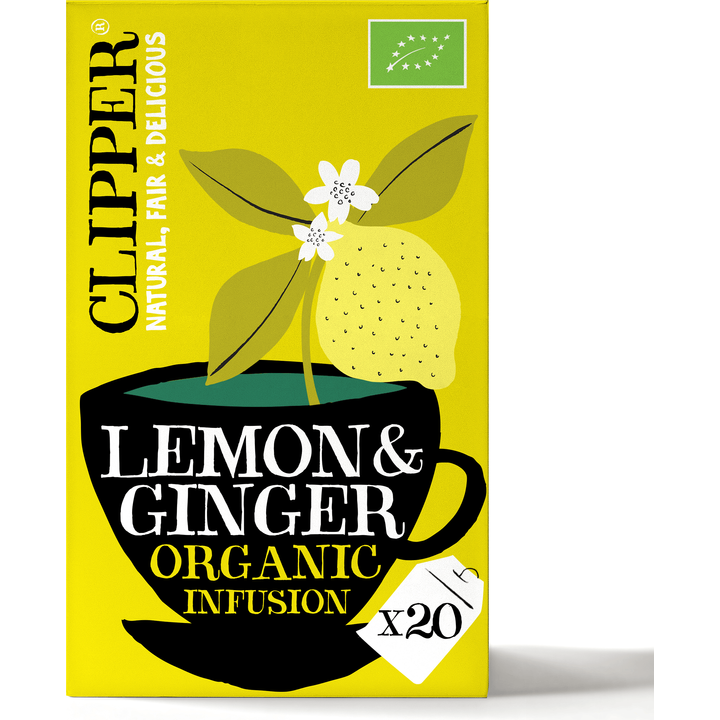 Clipper Lemon & Ginger Organic Infusion 20 Zakjes 45 g