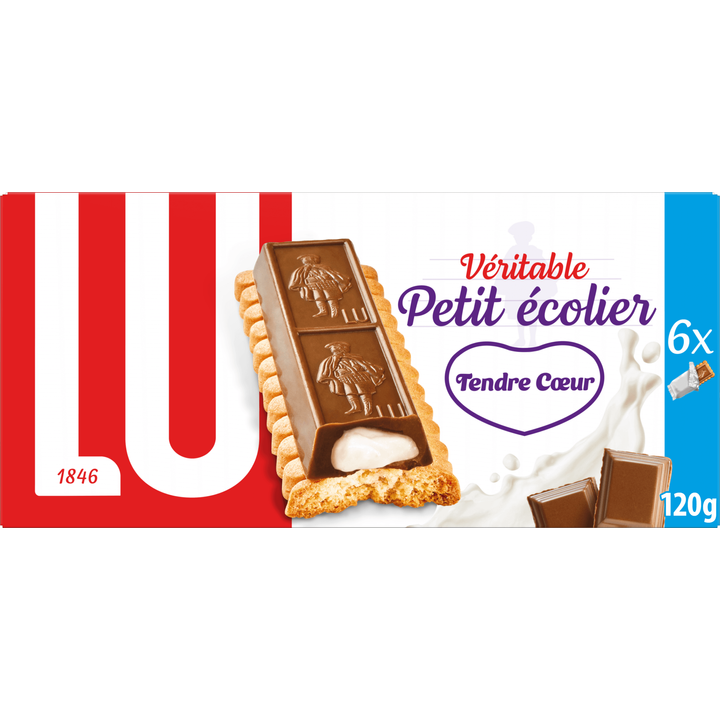 Lu Scholiertje met Melk 6 Stuks 120 g