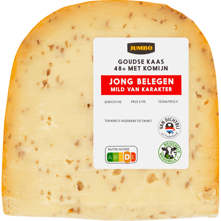 Goudse Kaas 48+ Jong Belegen met Komijn Stuk ca