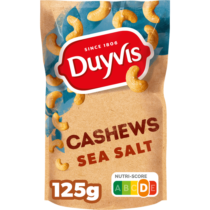 Duyvis Cashew Noten Zeezout 125 gr