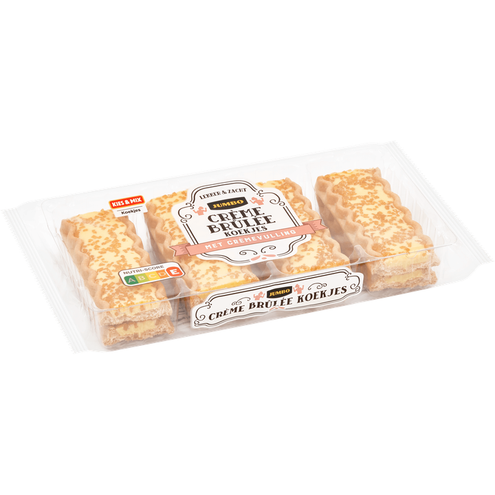 Crème Brûlée Koekjes met Crèmevulling
