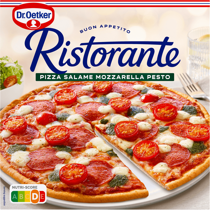 Dr. Oetker Ristorante Pizza Salami Mozzarella Pesto 360 g