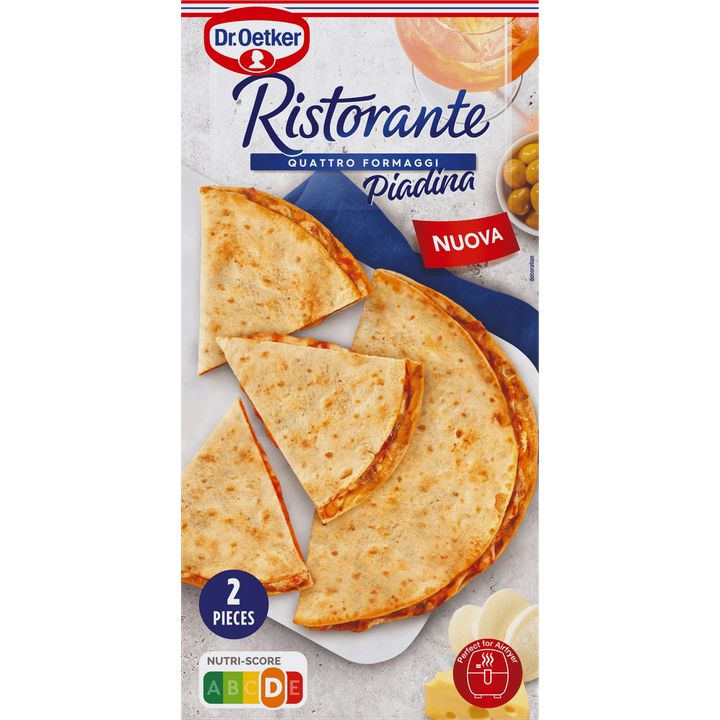 Dr. Oetker Ristorante Piadina Quattro Formaggi Flatbread 2 stuks
