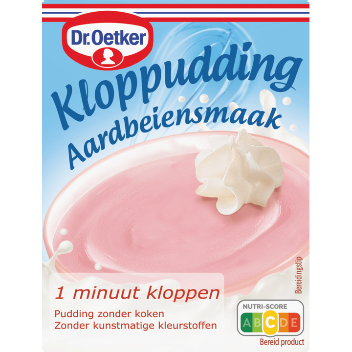 Dr. Oetker Kloppudding Aardbeien 74 g