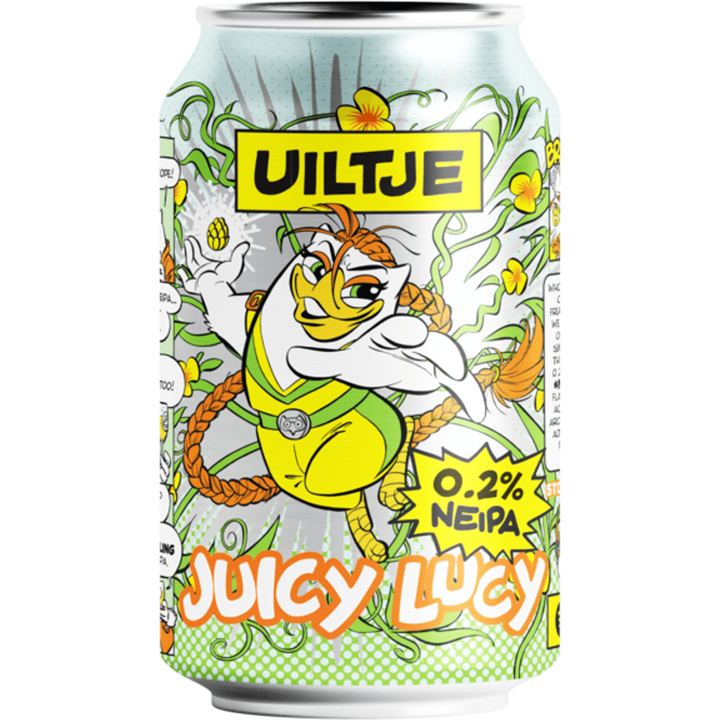 Uiltje Juicy Lucy 0.2% Neipa Bier Blik 330 ml