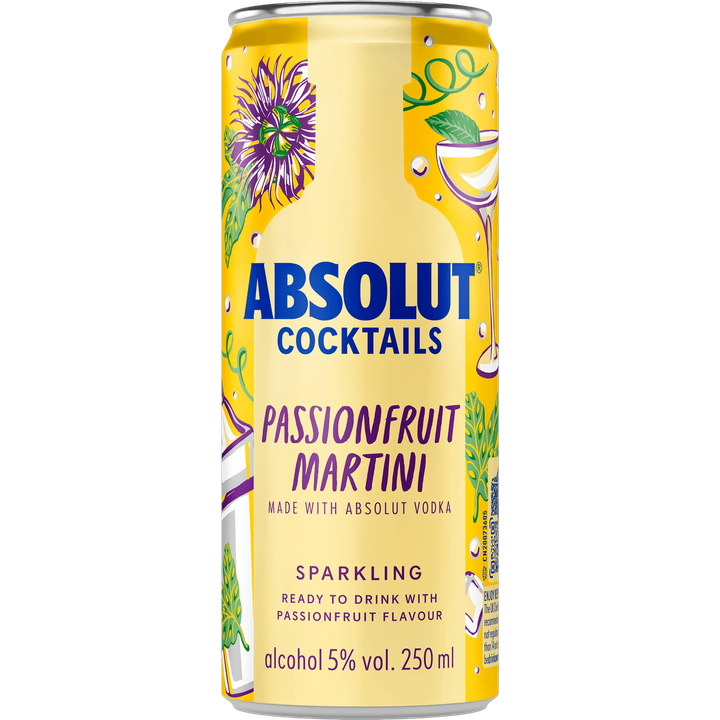 Absolut Cocktails -  Passionfruit Martini - 250ML
