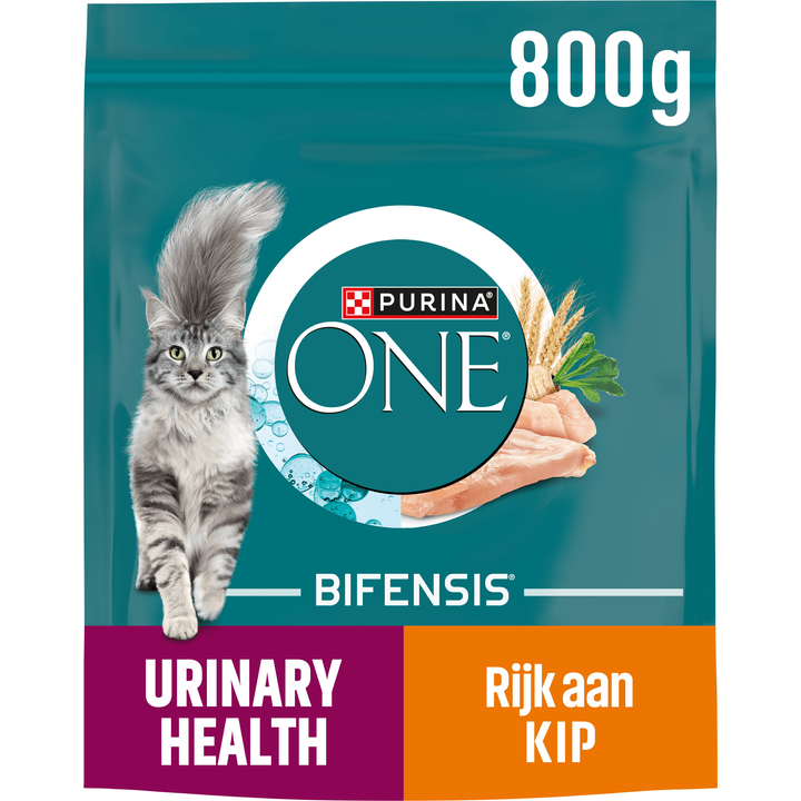 PURINA® ONE Urinary Health Rijk aan Kip kattenvoer 800 gr