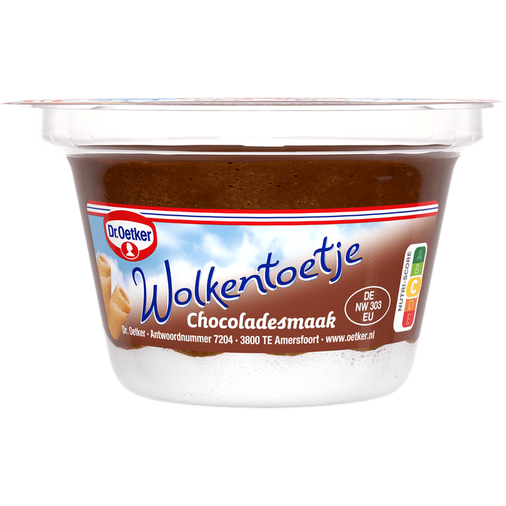 Dr. Oetker Wolkentoetje Choco 125 g