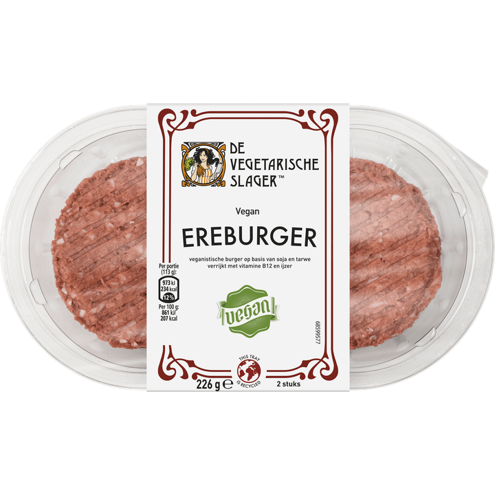 De Vegetarische Slager Ereburger Vegan 226 g