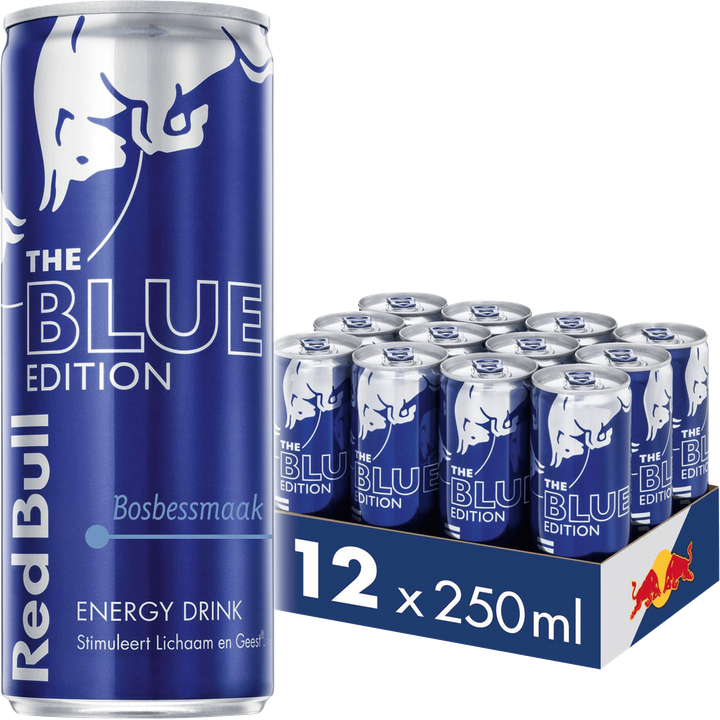 Red Bull Energy Drink Bosbessmaak The Blue Edition 250 ml