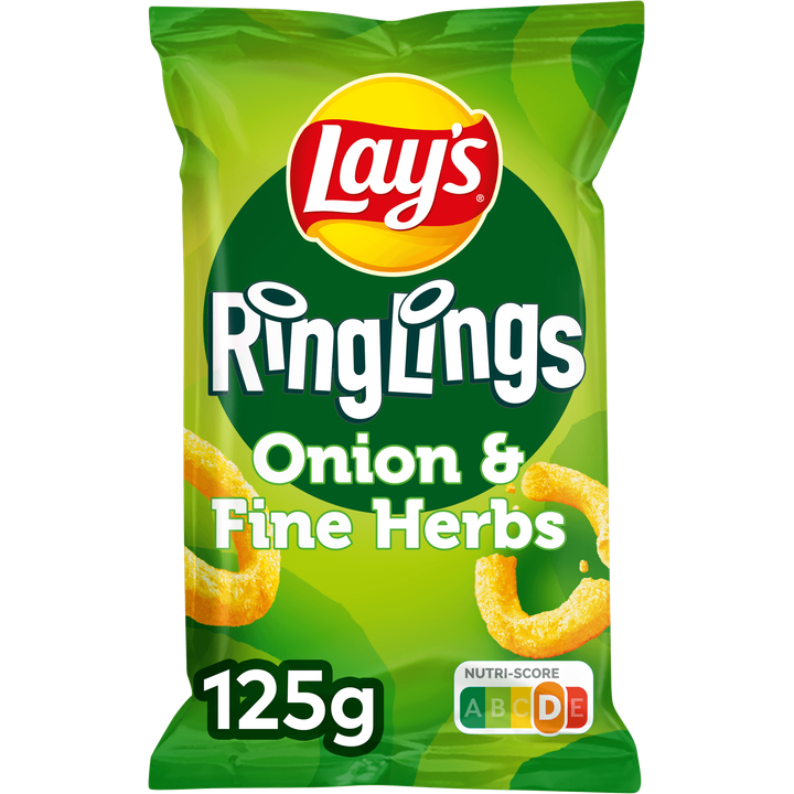 Lay's Ringlings Onion & Fine Herbs Chips 125 gr