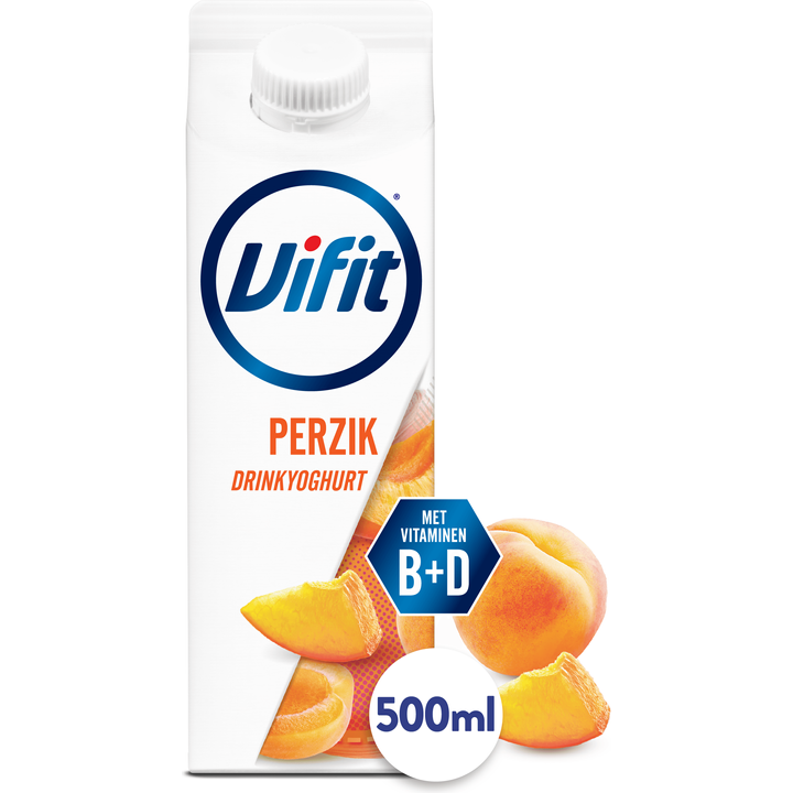 Vifit drinkyoghurt perzik 500 ml