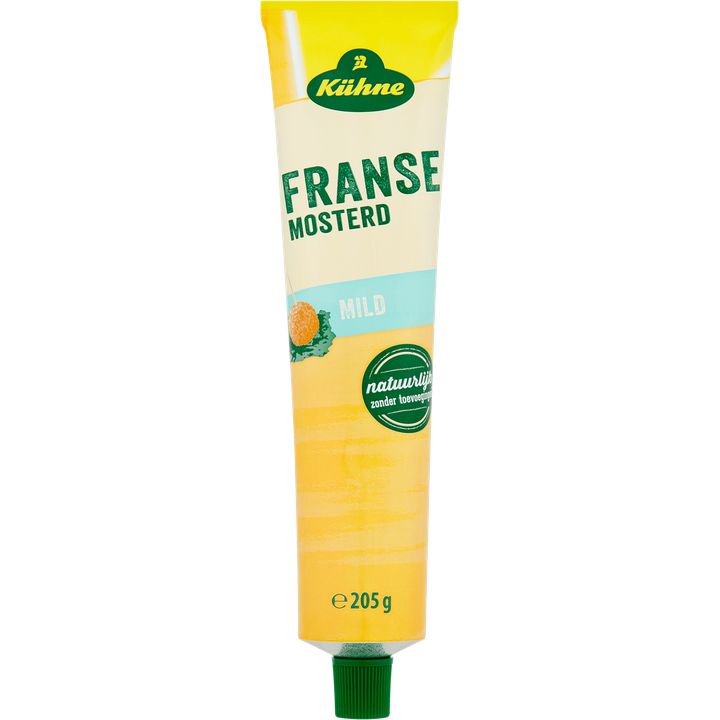 Kühne Franse Mosterd Mild 205 g