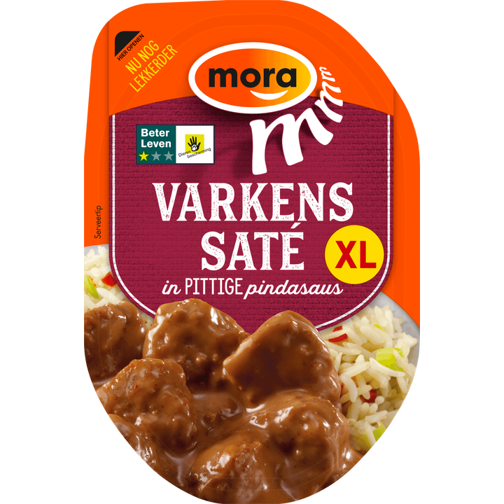 Mora Varkenssaté in Pittige Pindasaus XL 190 g