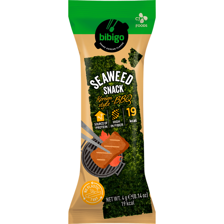 Bibigo Zeewiersnack BBQ 4g
