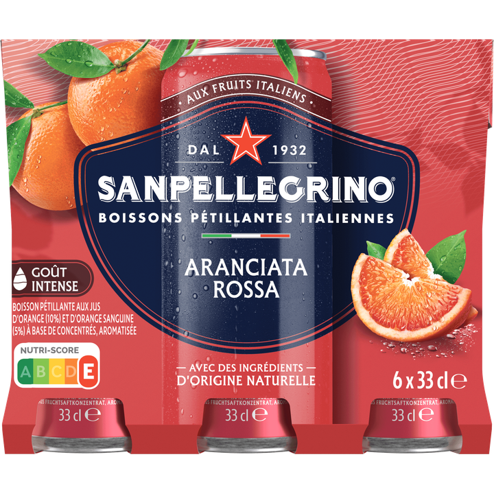 Sanpellegrino Limonade Aranciata Rossa 6 x 330 ml