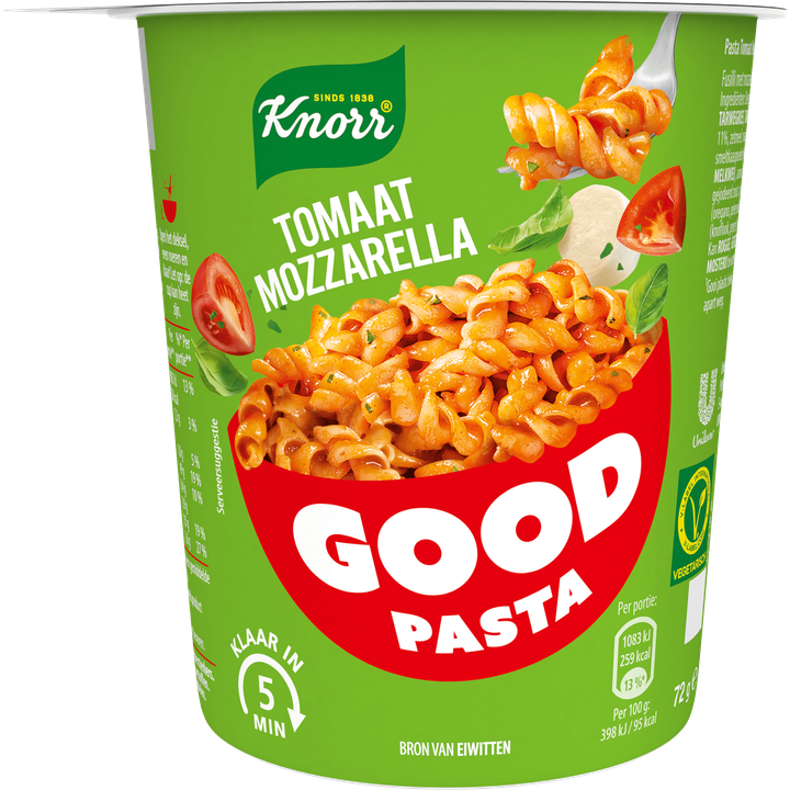 Knorr Good Pasta Tomaat Mozzarella 72 g