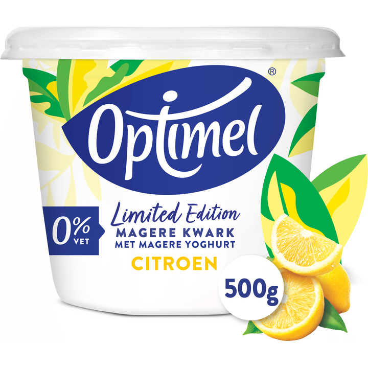 Magere Kwark met Magere Yoghurt Citroen 0% Vet Limited Edition