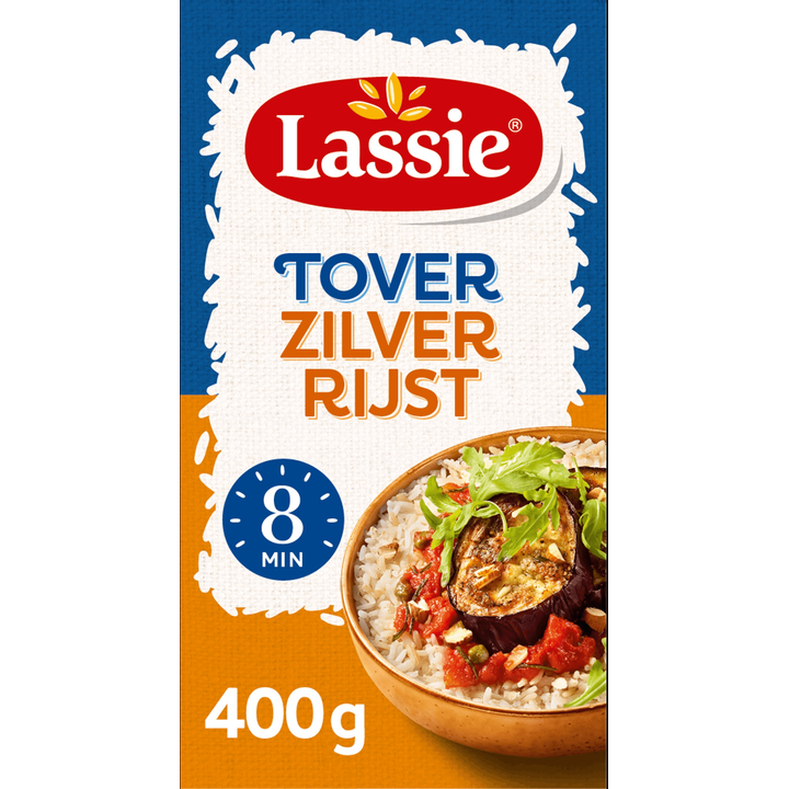Lassie Tover Zilver Rijst 400 g