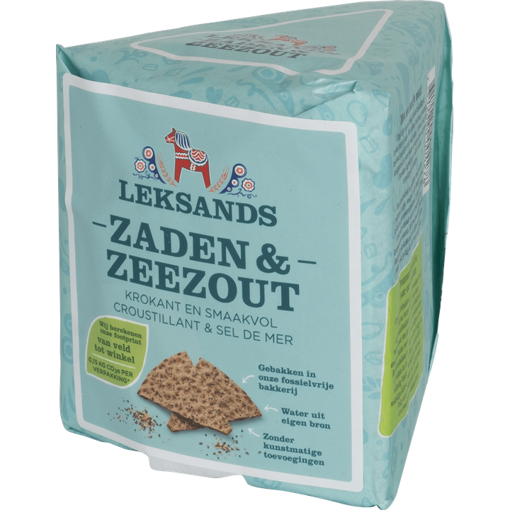 Leksands Knäckebröd Zaden en Zeezout 200g