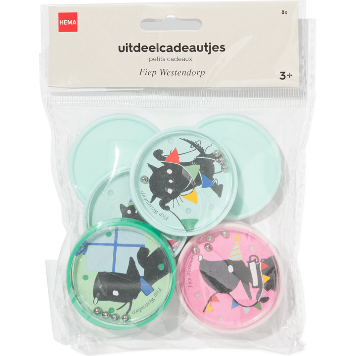 Takkie en Siepie Uitdeel Kantelpuzzel 8 Stuks