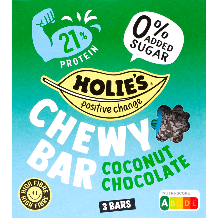 Holie's Chewy Bar Coconut Chocolate 105g