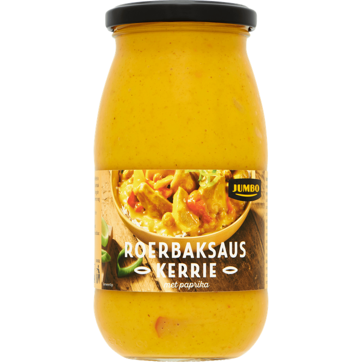 Roerbaksaus Kerrie met Paprika