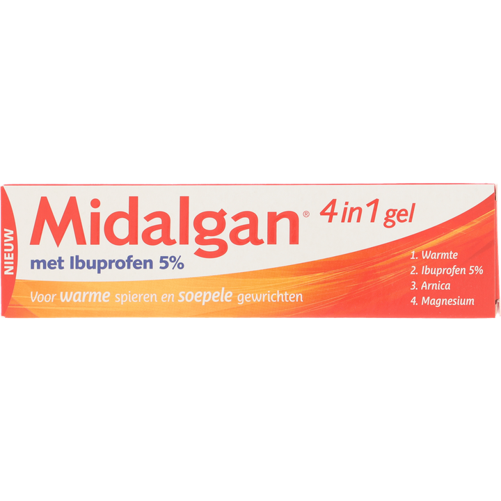 Midalgan 4in1 gel met Ibuprofen 5% 100gr