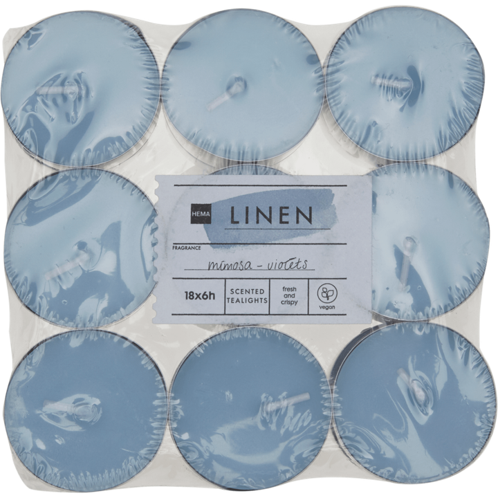 Sfeerlichten Linen 18 Stuks