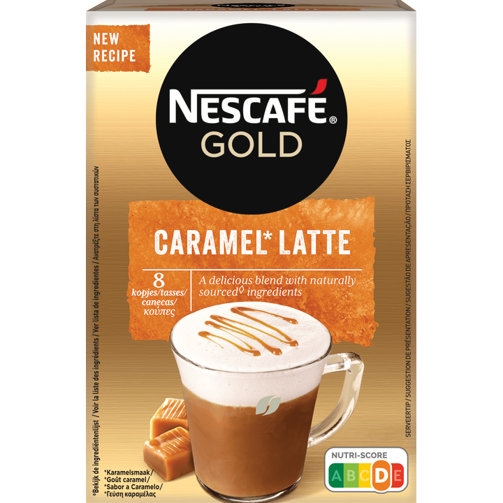 NESCAFE LATTE Caramel Instant Koffie 136 g