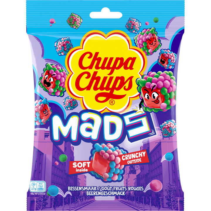 Chupa Chups Mads Berries 115g