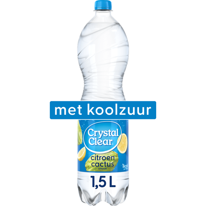 Crystal Clear Sparkling Lemon Cactus Fles 1,5 L