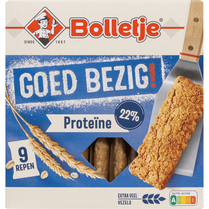Bolletje Goed Bezig! 22% Proteïne 9 Stuks 200 g