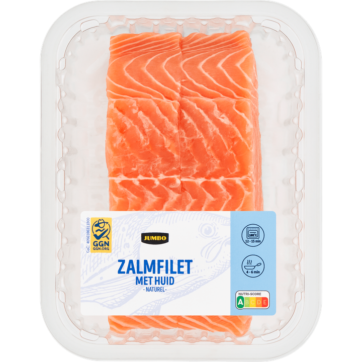 Zalmfilet met Huid Naturel ca