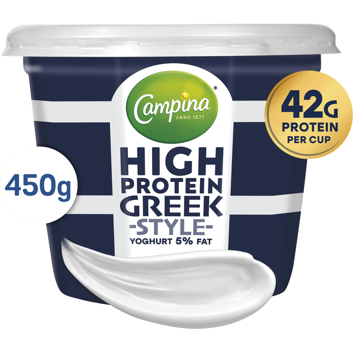 Campina High Protein Greek-Style Yoghurt 5% Fat 450 g