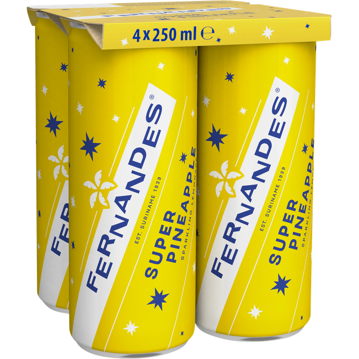 Fernandes Super Pineapple Sparkling Lemonade 4 x 250 ml
