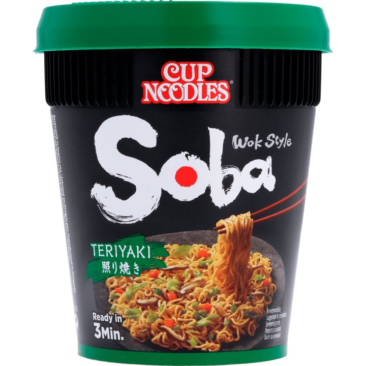 Nissin Cup Noodles Soba Wok Style Teriyaki 90 g